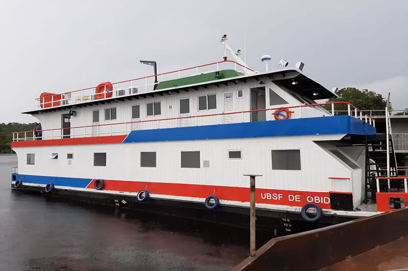 Unidade Básica de Saúde Fluvial chegará a Óbidos no domingo (14)